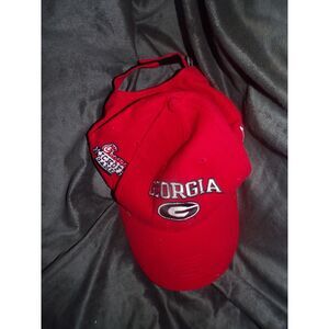 Russell University Georgia Bulldogs Football Chick-Fila adjustable red cap hat
